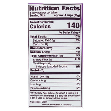 Live Love Pop Truffle Salt Delicious Gourmet Popcorn - Case Of 24 - 1.0 Oz - Maras Green