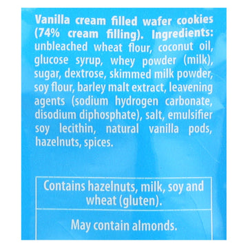 Loacker Quadratini Vanilla Wafer Cookies - Case Of 6 - 8.82 Oz - Maras Green