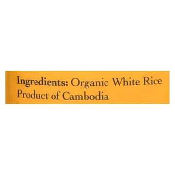 Lotus Foods Organic - Rice - White - Jasmine - Case Of 6 - 30 Oz - Maras Green
