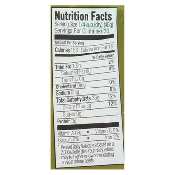 Lundberg Family Farms Organic Brown Long Grain Rice - Case Of 6 - 2 Lb. - Maras Green