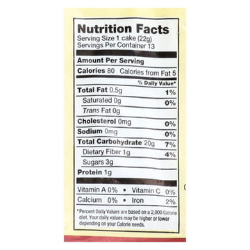 Lundberg Family Farms - Rice Cake Cinnamon Toast - Case Of 6 - 9.5 Oz - Maras Green