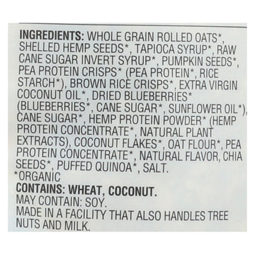 Manitoba Harvest - Granola Hemp Blubry - Case Of 6 - 10 Oz - Maras Green