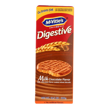 Mcvities Milk Chocolate Digestives - Case Of 12 - 10.5 Oz. - Maras Green