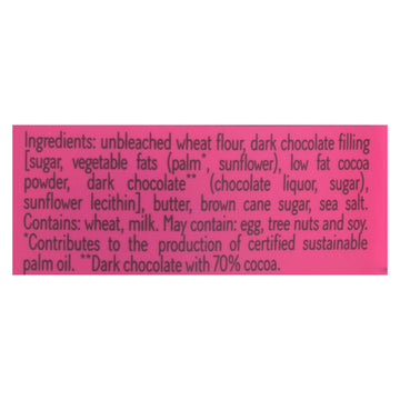 Michel Et Augustin - Cookie Dark Chocolate Ss Shortbread - Case Of 6 - 4.4 Oz - Maras Green