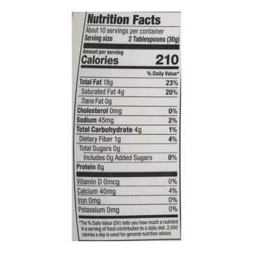 Mighty Sesame Company - Tahini Organic Fine Sesame - Case Of 8 - 10.9 Oz - Maras Green