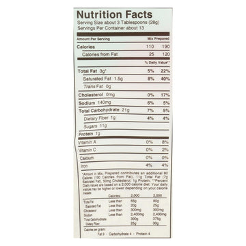 Miss Jones Baking Co Sea Salt Chocolate Chip Cookie Mix - Case Of 6 - 13 Oz - Maras Green