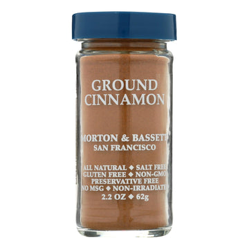 Morton And Bassett Seasoning - Cinnamon - Ground - 2.7 Oz - Case Of 3 - Maras Green