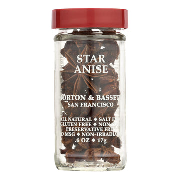 Morton And Bassett Seasoning - Star Anise - .6 Oz - Case Of 3 - Maras Green