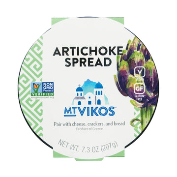 Mt Vikos Artichoke Spread - Case Of 6 - 7.3 Oz - Maras Green