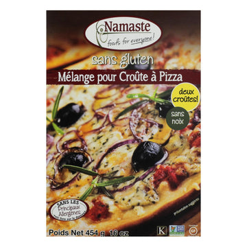 Namaste Foods Gluten Free Pizza Crust - Mix - Case Of 6 - 16 Oz. - Maras Green