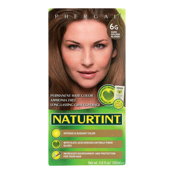 Naturtint Hair Color - Permanent - 6g - Dark Golden Blonde - 5.28 Oz - Maras Green