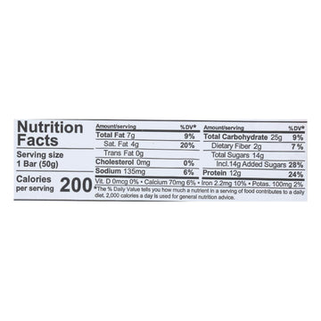 Nugo Nutrition Bar - Dark - Chocolate Chocolate Chip - 50 G - Case Of 12 - Maras Green