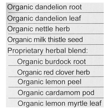 Numi Tea - Hrbl Tea Dndlion Dtox - Case Of 6 - 16 Bag - Maras Green