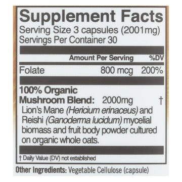 Om - Mush Sprfd Brain Fuel - 1 Each - 90 Ct - Maras Green