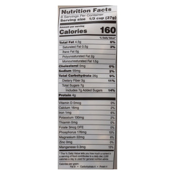 One Degree Organic Foods Sprouted Oat Hemp Granola - Honey - Case Of 6 - 11 Oz. - Maras Green