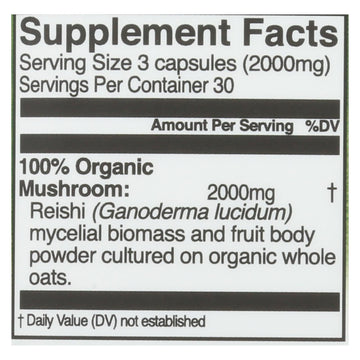 Organic Mushroom Nutrition - Mush Sprfd Reishi Cap - 1 Each - 90 Ct - Maras Green