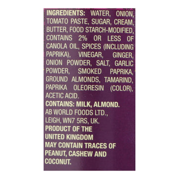 Pataks Simmer Sauce - Butter Chicken Curry - Mild - 15 Oz - Case Of 6 - Maras Green