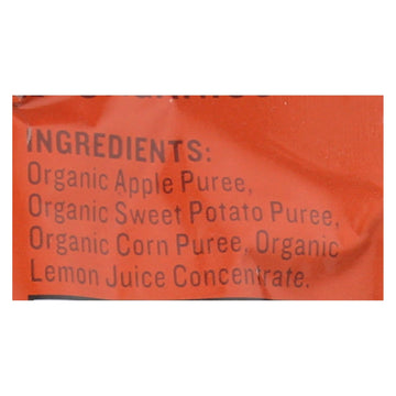 Peter Rabbit Organics Veggie Snacks - Sweet Potato Corn And Apple - Case Of 10 - 4.4 Oz. - Maras Green