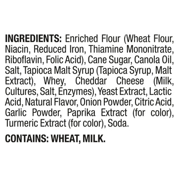 Pretzel Crisps - Pretzel Crisp Cheddar Chs - Case Of 12 - 7.2 Oz - Maras Green