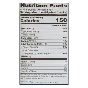 R. W. Garcia Organic Yellow Corn Chips - Case Of 12 - 8.25 Oz - Maras Green