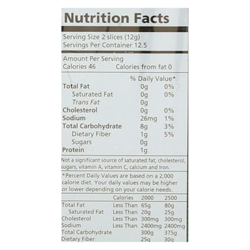 Real Foods Organic Corn Thins - Sesame - Case Of 6 - 5.3 Oz. - Maras Green