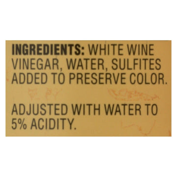 Reese - White Wine Vinegar - Case Of 6 - 12.7 Fl Oz. - Maras Green