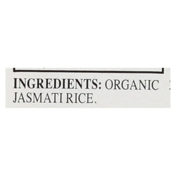 Rice Select Jasmati Rice - Organic - Case Of 4 - 32 Oz. - Maras Green