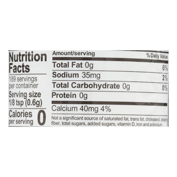 Rumford Baking Powder - Reduced Sodium - Case Of 24 - 4 Oz. - Maras Green