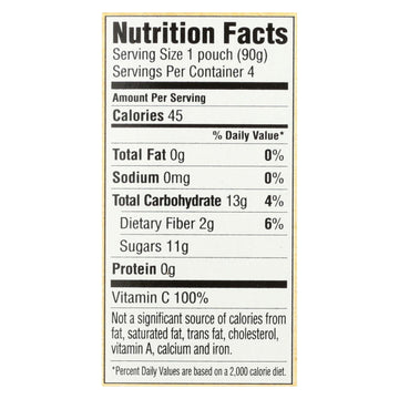 Santa Cruz Organic Apple Sauce - Strawberry - Case Of 6 - 3.2 Oz. - Maras Green