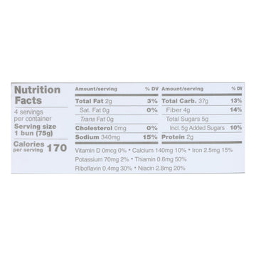 Schar - Rolls Hamburger Buns Gluten Free - Case Of 4 - 10.6 Oz - Maras Green