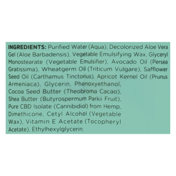 Shikai Products - Cbd Ltn Adv Tcannb 1500mg - 1 Each - 6 Fz - Maras Green