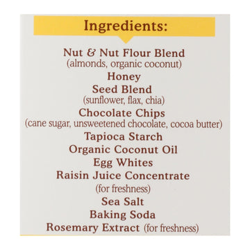 Simple Mills - Bar Sft Baked Dark Chocolate Almond - Case Of 6 - 5.99 Oz - Maras Green