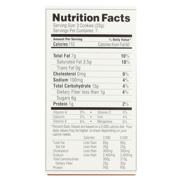 Simple Mills Cookies - Crunchy Chocolate Chip - Case Of 6 - 5.5 Oz - Maras Green