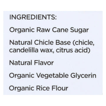 Simply Gum All Natural Gum - Ginger - Case Of 12 - 15 Count - Maras Green