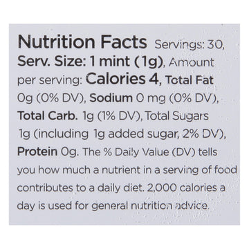Simply Gum - Mints Meyer Lemon - Case Of 6 - 1.1 Ounces - Maras Green