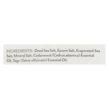 Soothing Touch Bath Salts - Cedar Sage - 32 Oz - Maras Green