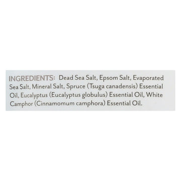 Soothing Touch Bath Salts - Eucalyptus Spruce - 32 Oz - Maras Green