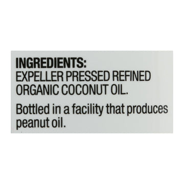 Spectrum Naturals Organic Refined Coconut Oil - Case Of 12 - 14 Fl Oz. - Maras Green