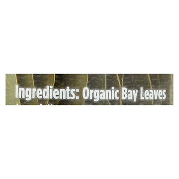 Spicely Organics - Organic Bay Leaves - Case Of 3 - 0.09 Oz. - Maras Green