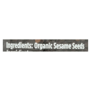 Spicely Organics - Organic Sesame - Black - Case Of 3 - 2 Oz. - Maras Green