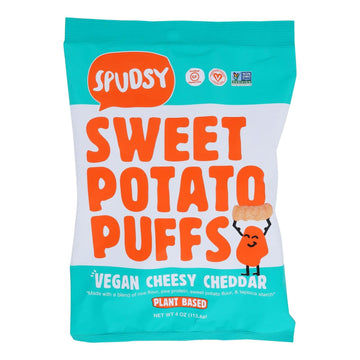 Spudsy - Sw Pot Puff Chsy Cheddar - Case Of 12 - 4 Oz - Maras Green