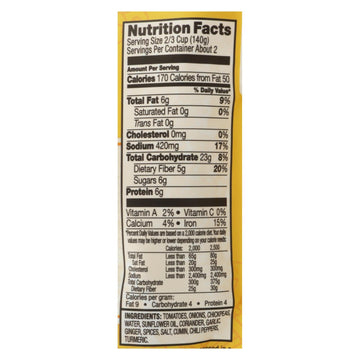 Tasty Bite Entree - Indian Cuisine - Channa Masala - 10 Oz - Case Of 6 - Maras Green