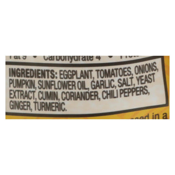 Tasty Bite Entree - Indian Cuisine - Punjab Eggplant - 10 Oz - Case Of 6 - Maras Green