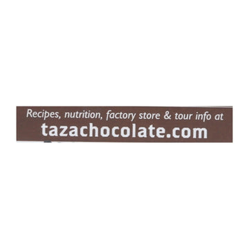 Taza Chocolate Organic Chocolate Mexicano Discs - 50 Percent Dark Chocolate - Vanilla - 2.7 Oz - Case Of 12 - Maras Green