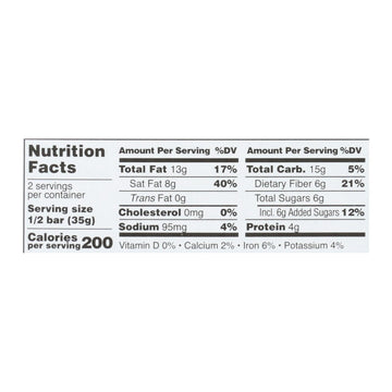 Taza Chocolate Stone Ground Organic Dark Chocolate Bar - Sea Salt And Almond - Case Of 10 - 2.5 Oz. - Maras Green