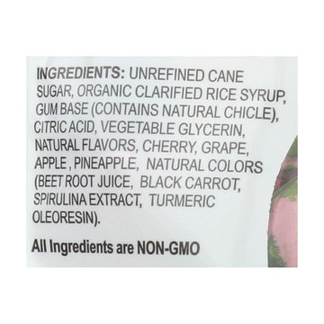 Treehugger Natural Bubble Gum Filled Lollipops - Case Of 6 - 5.07 Oz - Maras Green