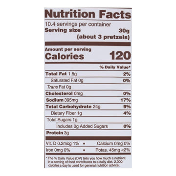 Unique Pretzels - Pretzel Splits - Original - Case Of 12 - 11 Oz. - Maras Green