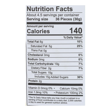 Unreal - Crispy Quinoa Chocolate Gems - Dark Chocolate - Case Of 6 - 5 Oz. - Maras Green