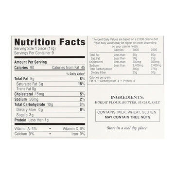 Walkers Shortbread - Pure Butter Round - Case Of 12 - 5.3 Oz. - Maras Green