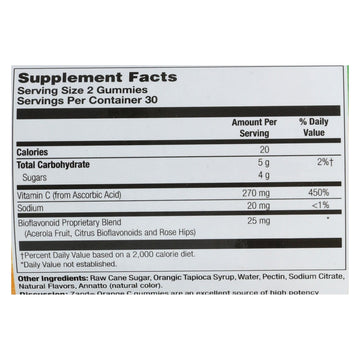 Zand - Gummies Orange C - 1 Each - 60 Ct - Maras Green